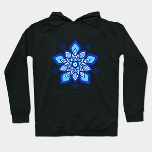 Evil Eye Mandala Blue Hoodie